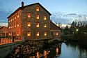 Christmas Lights at the Old Stone Mill, National Historic Site of Canada, Delta, Ontario